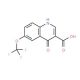 4-Hydroxy-6-(trifluoromethoxy)quinoline-3-carboxylic acid, tech (CAS 175203-86-8) - chemical structure image