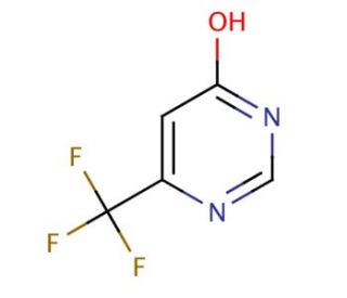 4-Hydroxy-6-(trifluoromethyl)pyrimidine (CAS 1546-78-7) - chemical structure image