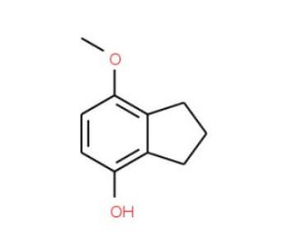 4-Hydroxy-7-methoxyindane (CAS 38998-04-8) - chemical structure image