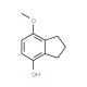 4-Hydroxy-7-methoxyindane (CAS 38998-04-8) - chemical structure image