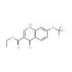 4-Hydroxy-7-trifluoromethoxyquinoline-3-carboxylic acid ethyl ester (CAS 53985-73-2) - chemical structure image