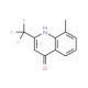 4-Hydroxy-8-methyl-2-(trifluoromethyl)quinoline (CAS 1701-19-5) - chemical structure image
