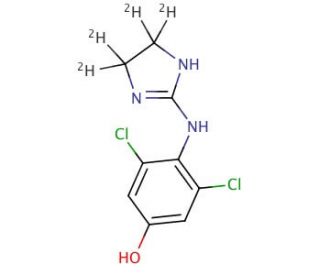 4-Hydroxy Clonidine-d4 (CAS 1189988-05-3) - chemical structure image