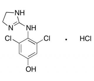 4-Hydroxy Clonidine Hydrochloride (CAS 86861-28-1) - chemical structure image