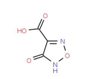4-Hydroxy-furazan-3-carboxylic acid - chemical structure image