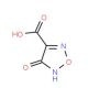 4-Hydroxy-furazan-3-carboxylic acid - chemical structure image
