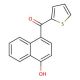 (4-Hydroxy-naphthalen-1-yl)-thiophen-2-yl-methanone - chemical structure image