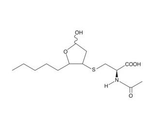 4-hydroxy Nonenal Mercapturic Acid (CAS 146764-24-1) - chemical structure image