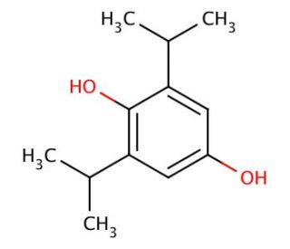 4-Hydroxy Propofol (CAS 1988-10-9) - chemical structure image