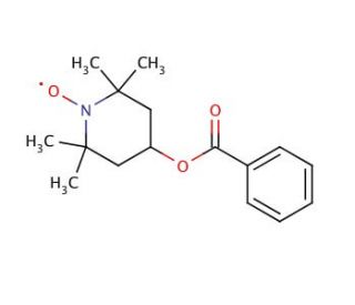 4-Hydroxy-TEMPO benzoate, free radical (CAS 3225-26-1) - chemical structure image
