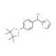 4-(Hydroxy(thiazol-2-yl)methyl)phenylboronic acid, pinacol ester (CAS 1073371-73-9) - chemical structure image