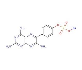 4-Hydroxy Triamterene Sulfate, Sodium Salt (CAS 73756-87-3) - chemical structure image