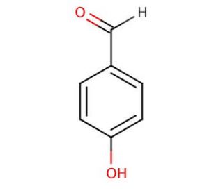 4-Hydroxybenzaldehyde (CAS 123-08-0) - chemical structure image
