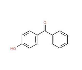 4-Hydroxybenzophenone (CAS 1137-42-4) - chemical structure image