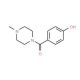 4-hydroxybenzoyl-1-methylpiperzine (CAS 85858-94-2) - chemical structure image