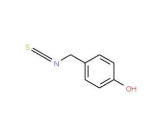 4-Hydroxybenzyl Isothiocyanate (CAS 2086-86-4) - chemical structure image