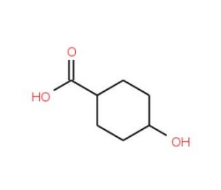 4-Hydroxycyclohexanecarboxylic acid (CAS 17419-81-7) - chemical structure image