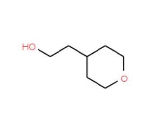(4-hydroxyethyl)tetrahydropyran (CAS 4677-18-3) - chemical structure image