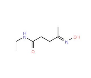 4-Hydroxyimino-pentanoic Acid Ethylamide (CAS 887406-41-9) - chemical structure image