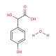 4-Hydroxymandelic acid monohydrate 的分子结构, CAS编号: 184901-84-6 4-Hydroxymandelic acid monohydrate (CAS 184901-84-6) - chemical structure image