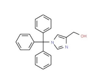 4-(Hydroxymethyl)-1-trityl-1H-imidazole (CAS 33769-07-2) - chemical structure image