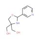(4-Hydroxymethyl-2-pyridin-3-yl-oxazolidin-4-yl)-methanol (CAS 312620-99-8) - chemical structure image