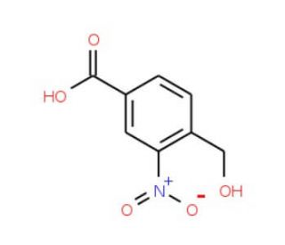 4-Hydroxymethyl-3-nitro-benzoic acid (CAS 82379-38-2) - chemical structure image