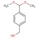4-(Hydroxymethyl)benzaldehyde dimethyl acetal (CAS 183057-64-9) - chemical structure image