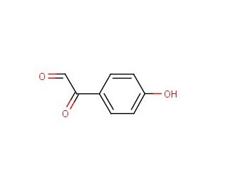 4-Hydroxyphenyl glyoxal (CAS 24645-80-5) - chemical structure image