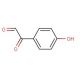 4-Hydroxyphenyl glyoxal (CAS 24645-80-5) - chemical structure image