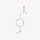 4-Hydroxyphenylacetaldehyde 的分子结构, CAS编号: 7339-87-9 4-Hydroxyphenylacetaldehyde (CAS 7339-87-9) - chemical structure image