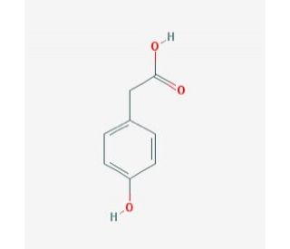 4-Hydroxyphenylacetic acid (CAS 156-38-7) - chemical structure image