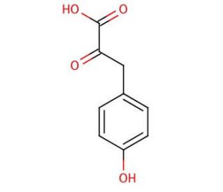 4-Hydroxyphenylpyruvic acid (CAS 156-39-8) - chemical structure image