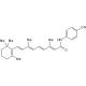 4-Hydroxyphenylretinamide (CAS 65646-68-6) - chemical structure image