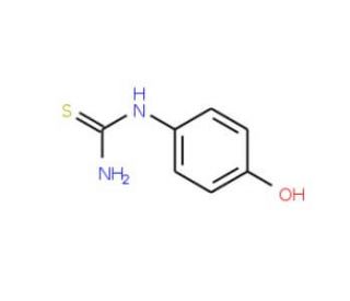 4-Hydroxyphenylthiourea (CAS 1520-27-0) - chemical structure image