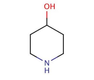 4-Hydroxypiperidine (CAS 5382-16-1) - chemical structure image