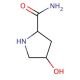 4-hydroxypyrrolidine-2-carboxamide - chemical structure image