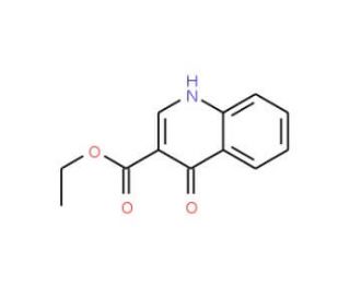 4-Hydroxyquinoline-3-carboxylic acid ethyl ester (CAS 26892-90-0) - chemical structure image