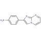 4-{imidazo[1,2-a]pyrimidin-2-yl}aniline - chemical structure image