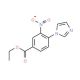 4-Imidazol-1-yl-3-nitro-benzoic acid ethyl ester - chemical structure image