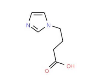 4-Imidazol-1-yl-butyric acid (CAS 72338-58-0) - chemical structure image