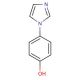 4-(Imidazol-1-yl)phenol (CAS 10041-02-8) - chemical structure image