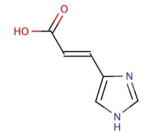 4-Imidazoleacrylic acid (CAS 104-98-3) - chemical structure image