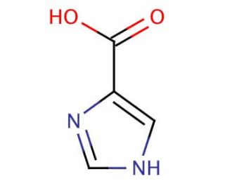 4-Imidazolecarboxylic acid (CAS 1072-84-0) - chemical structure image