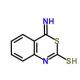 4-imino-4H-3,1-benzothiazine-2-thiol - chemical structure image