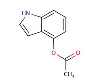 4-Indolyl acetate (CAS 5585-96-6) - chemical structure image