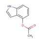 4-Indolyl acetate (CAS 5585-96-6) - chemical structure image