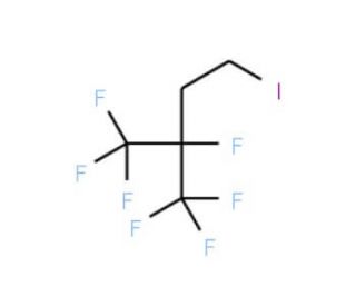 4-Iodo-1,1,1,2-tetrafluoro-2-(trifluoromethyl)butane (CAS 99324-96-6) - chemical structure image