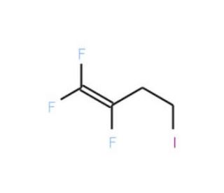4-Iodo-1,1,2-trifluorobut-1-ene (CAS 401-52-5) - chemical structure image