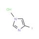 4-Iodo-1-methyl-1H-imidazole, HCl (CAS 871333-96-9) - chemical structure image